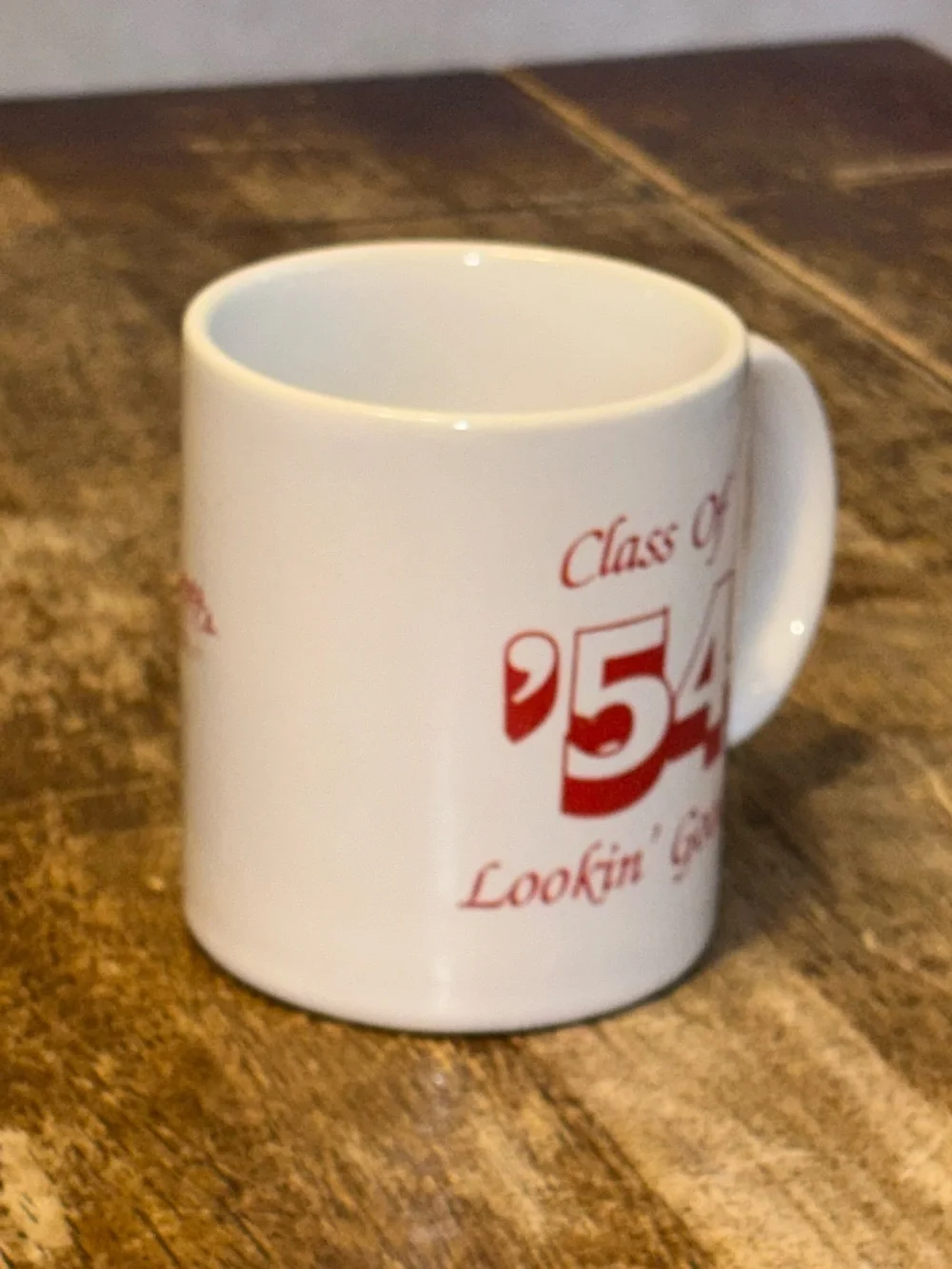 Newton High School Class of 1954 reunion/alumni commemorative coffee mug